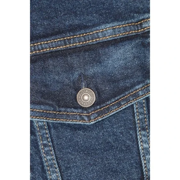 Levi's Men's Denim Trucker Jacket Dark Wash Blue Sz 3XL 07158-0021 - Picture 5 of 16